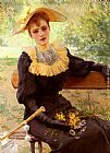 Vittorio Matteo Corcos In The Garden painting